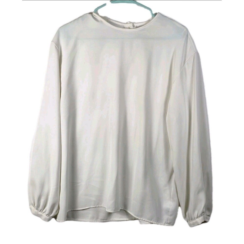 Liz Claiborne Women’s Size 10 Ivory‎ Long Sleeve Pullover